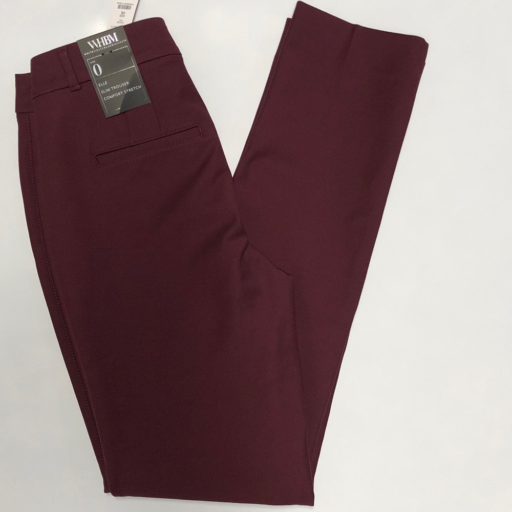 WHBM. ELLE slim trouser pants size 0
